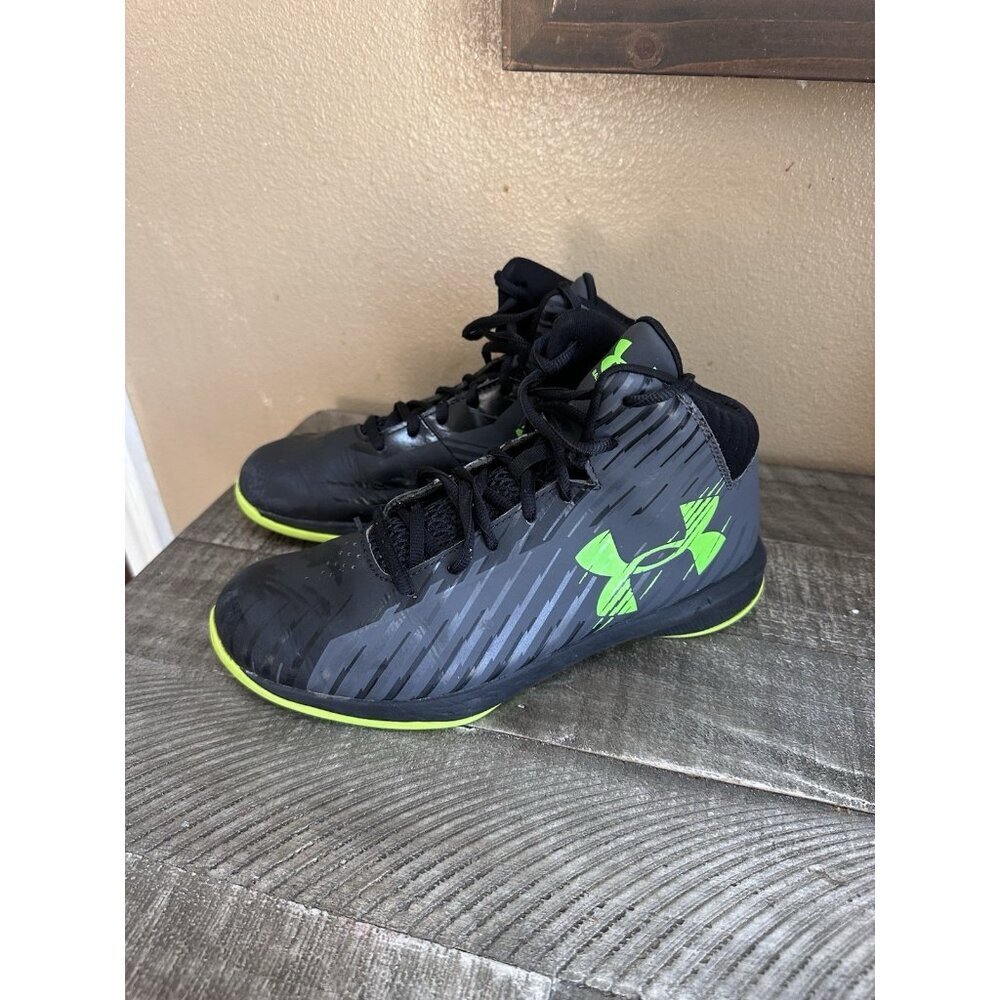 Under Armour Kids Jet Basketball Shoes Hyper Green Size 6 Youth